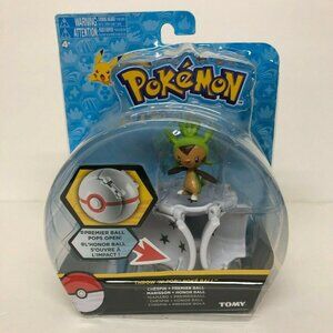 POKEMON Toy CHESPIN Throw N Pop Poke Ball POKEBALL by TOMY NIP New in Package